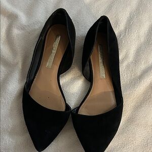 Audrey Brooke Black Pointed Flats